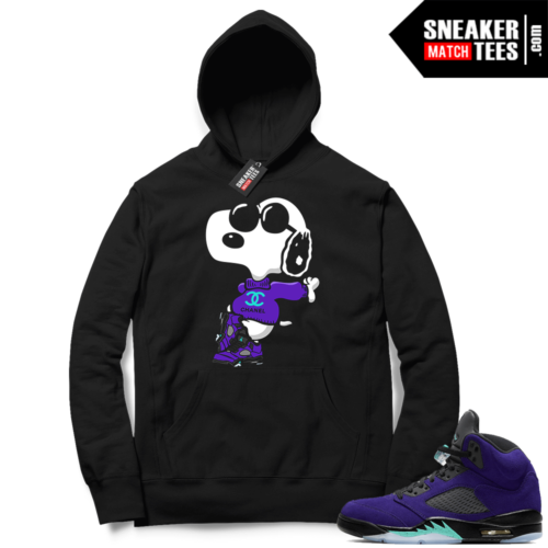 Jordan 5 Alternate Grape Sneaker Hoodie