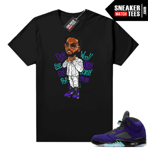 Sneaker tees Alternate Grape 5s