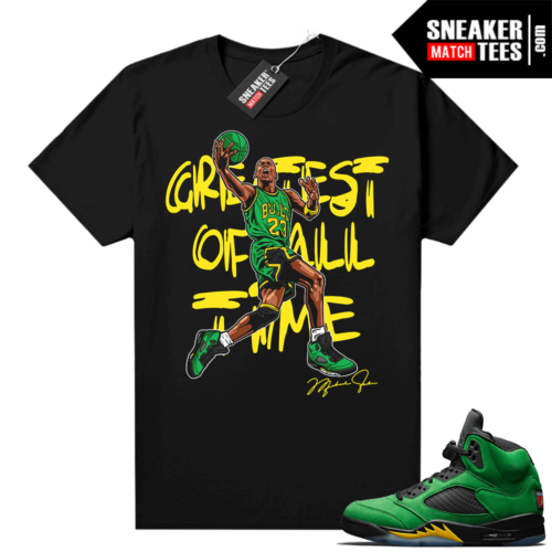 Jordan 5 Apple Green Sneaker tees