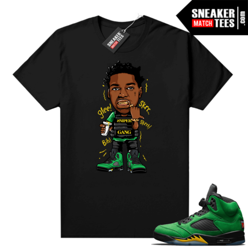 Apple Green Jordan 5 shirts