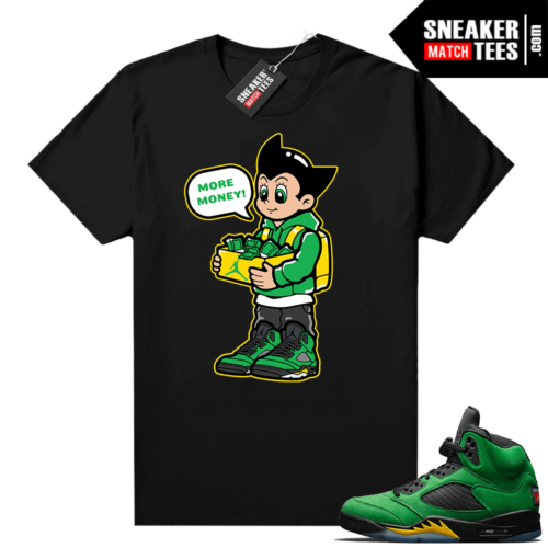 Air Jordan 5 shirts Apple Green