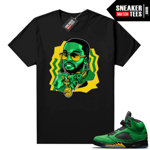 Sneaker Eagles shirts Apple Green 5s