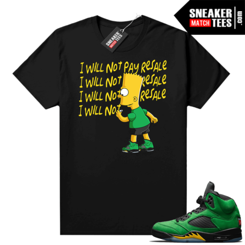 Graphic tees matching Apple Green 5s