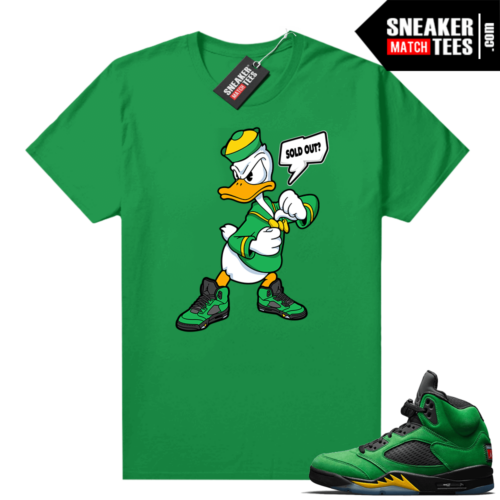 Sneaker shirts Oregon 5s