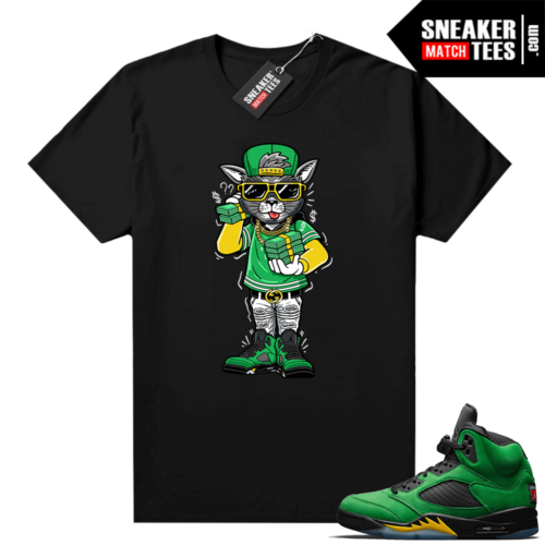 Jordan match tees Apple Green 5s