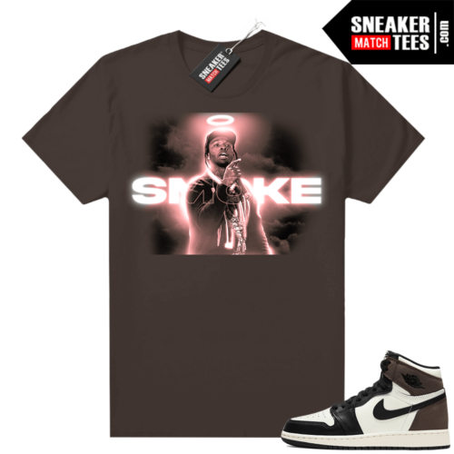 Sneaker tee to match Jordan jumpsuit retro 1 Mocha