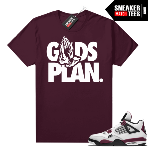 PSG 4s buscada Cheap Urlfreeze Jordan Outlet Gods Plan Maroon