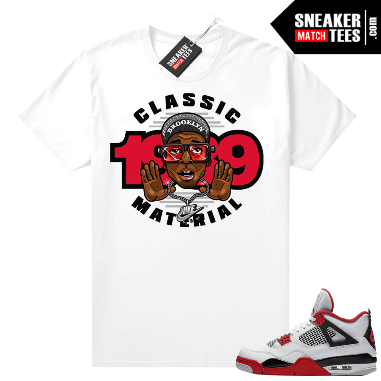 jordan fire red 4 shirt