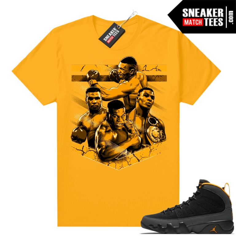 university gold 9 shirt