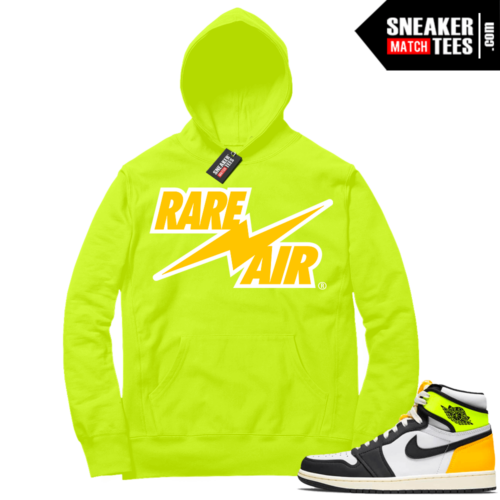 Volt Gold Hoodies to match Jordan 1 Volt Rare Air Bolt