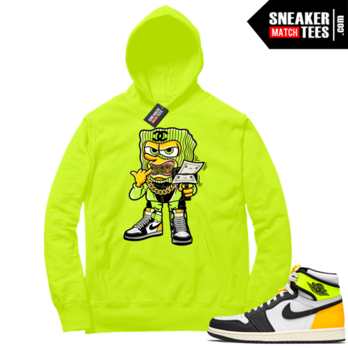 Volt Gold Hoodies to match Jordan 1 Volt Savage