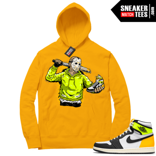 Volt Gold Hoodies to match Jordan 1 Gold Jason Copy