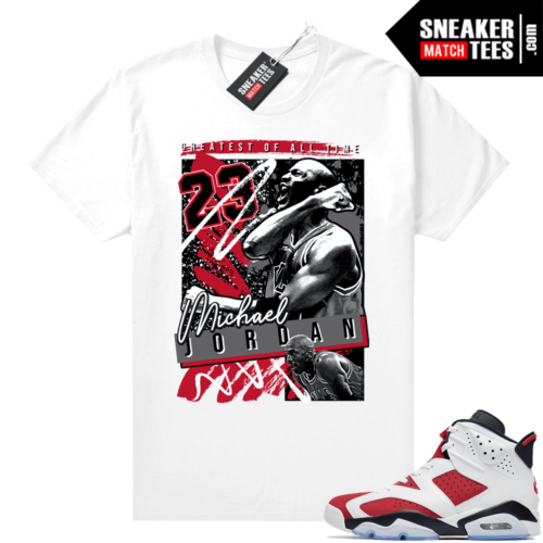 Carmine 6 shirts Sneaker Match White MJ 90s
