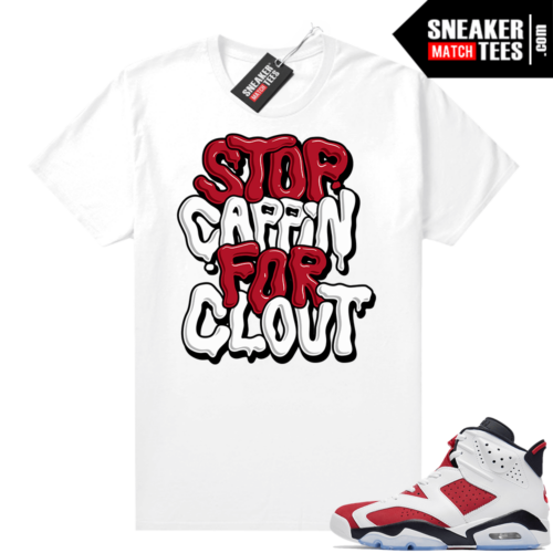 Carmine 6 shirts Sneaker Match White Stop Cappin