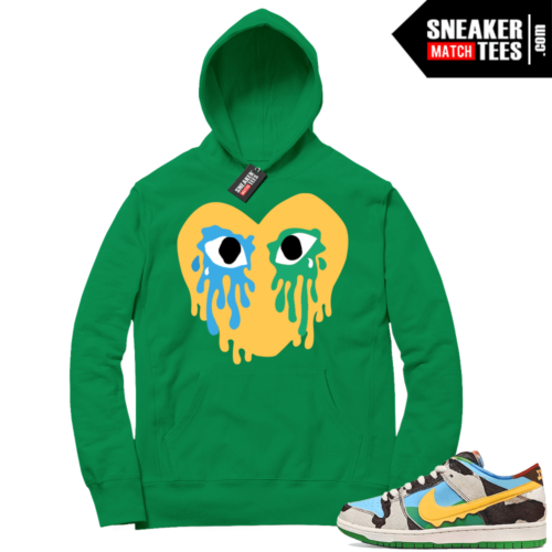 Chunky Dunky Nike SB Dunk Hoodie Green Crying Heart 500x500