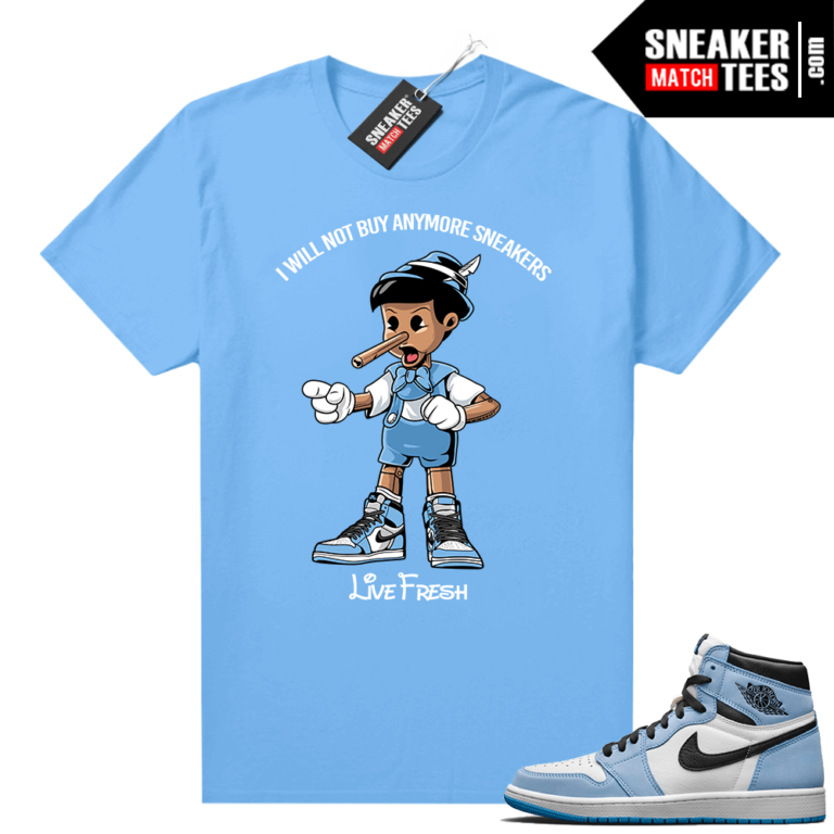 shirts to go with university blue 1s