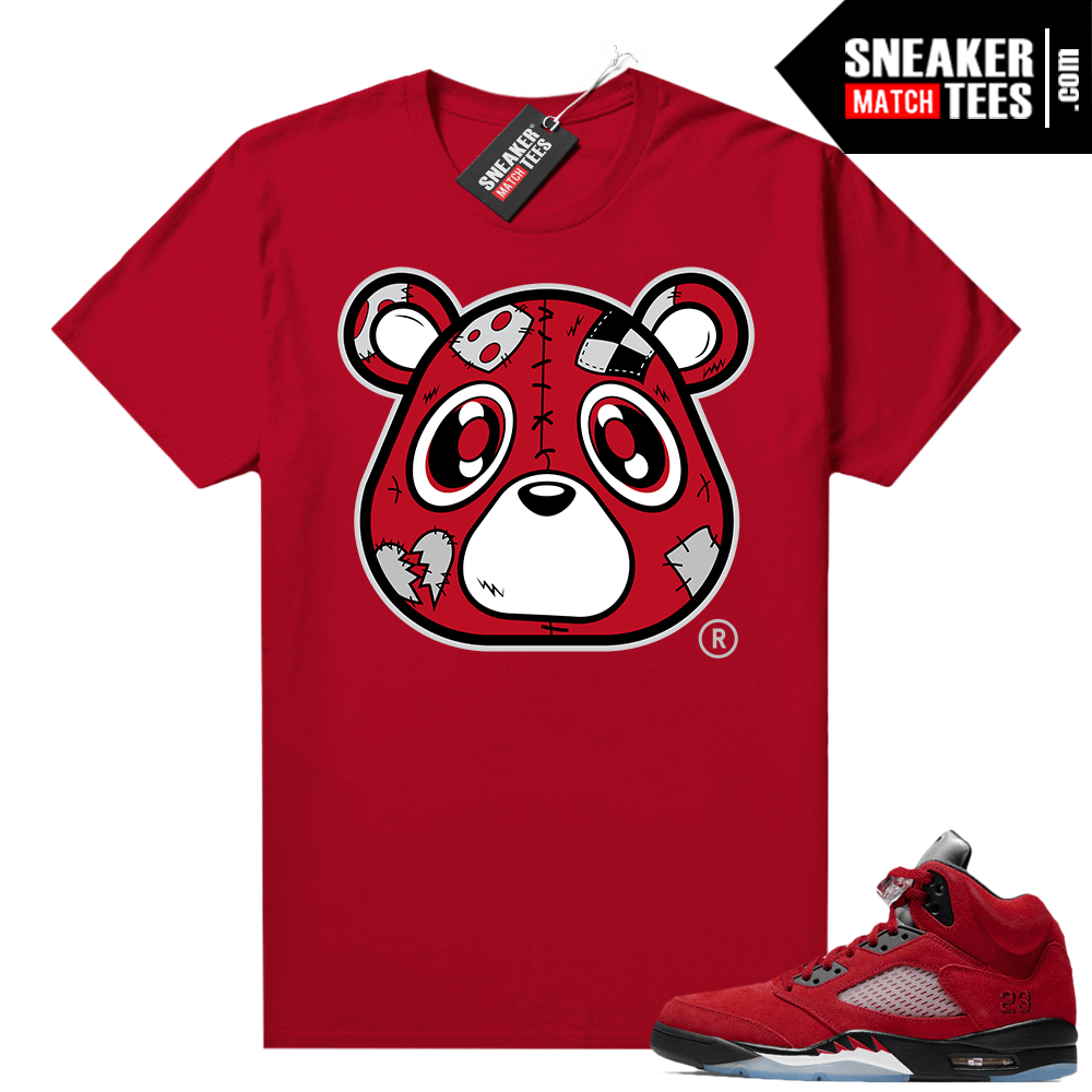Raging Bull 5s Shirts to match Red Heartless Bear