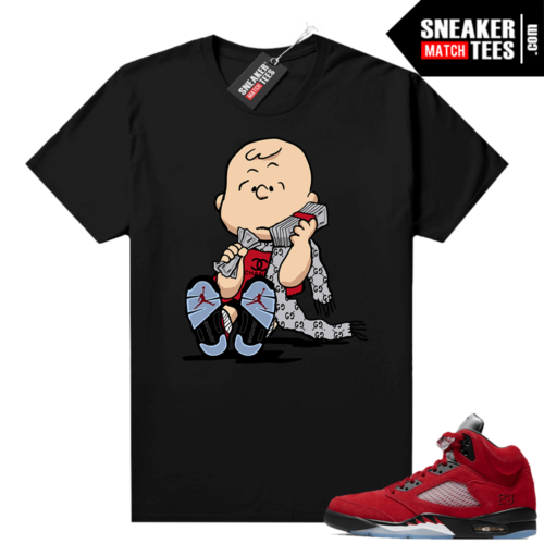 Toro Bravo 5s Sneaker tees Shirt Black Designer Charlie