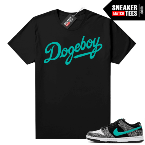 Dogecoin Dogeboy shirt Black Match Atmos Dunks