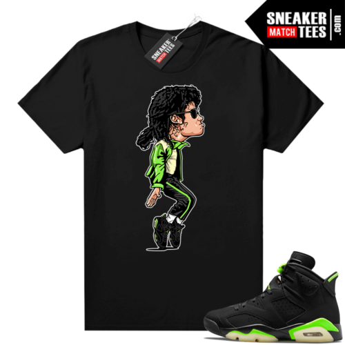 Electric Green 6s sneaker tees shirts MJ x Electric Green 6s