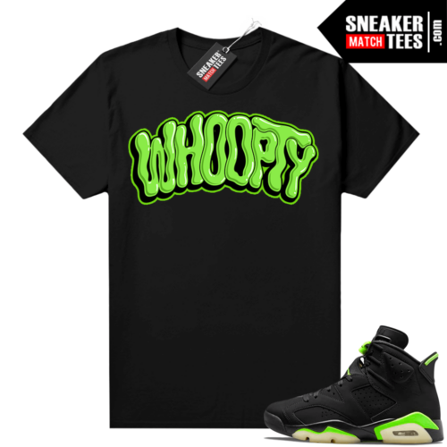 Electric Green 6s sneaker tees Travis Whoopty Bubble Drip
