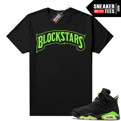 Electric Green 6s Dynafit tees shirts black Blockstars