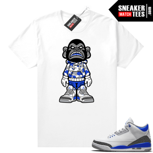 Racer Blue 3s Jordan Sneaker Tees A Drippin Ape