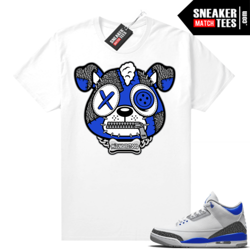 Racer Blue 3s Jordan Sneaker Tees Misunderstood Puppy