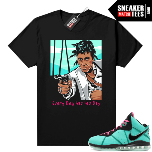 South Beach Lebron 8 Sneaker tees match Every Dog has His Day