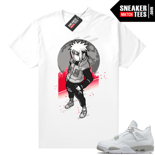 White Oreo 4s Jordan match Sneaker tees Minato