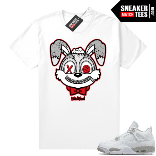 White Oreo 4s blackvarsity Jordan match Sneaker tees Misunderstood Bunny