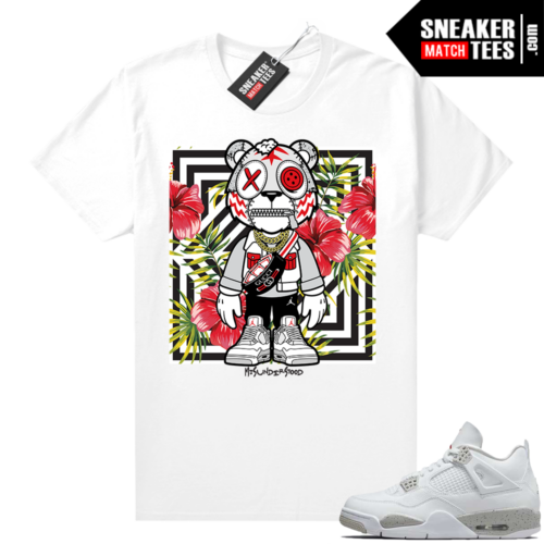 White Oreo 4s Jordan match Sneaker tees Misunderstood Tiger Summer Vibes