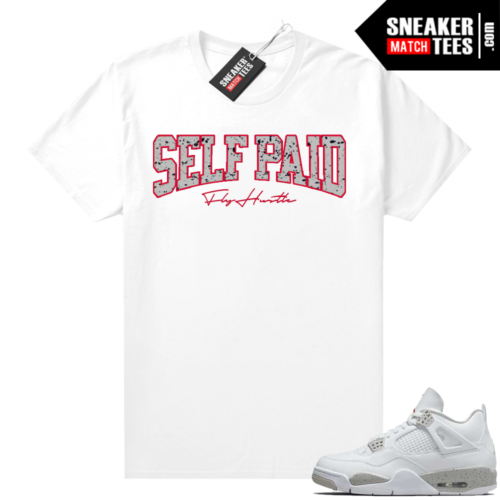 cmft Oreo 4s Jordan match Sneaker tees Self Paid Fly Hustle Co.