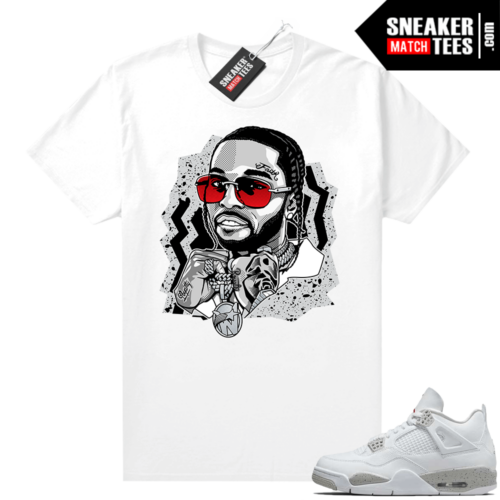 White Oreo 4s Jordan match Sneaker tees The Woo