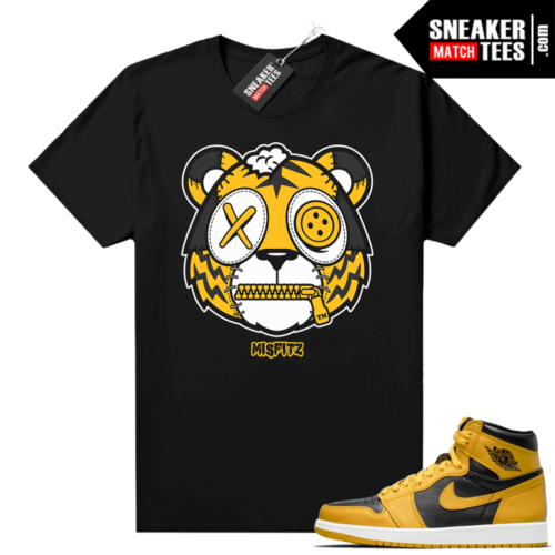 Jordan 1 Pollen Sneaker Men Match Black MISFITZ Tiger