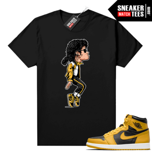 Jordan 1 Pollen Sneaker tees Match Black MJ x Pollen