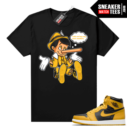 Jordan 1 Pollen Sneaker tees Match Black No More Sneakers