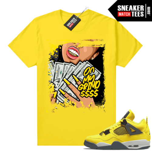 Lightning 4s Jordan DeRozan Tees Yellow On My Grind