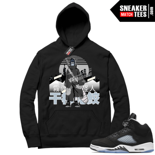 Oreo 5s Jordan Retro Hoodies Match Black Kisame