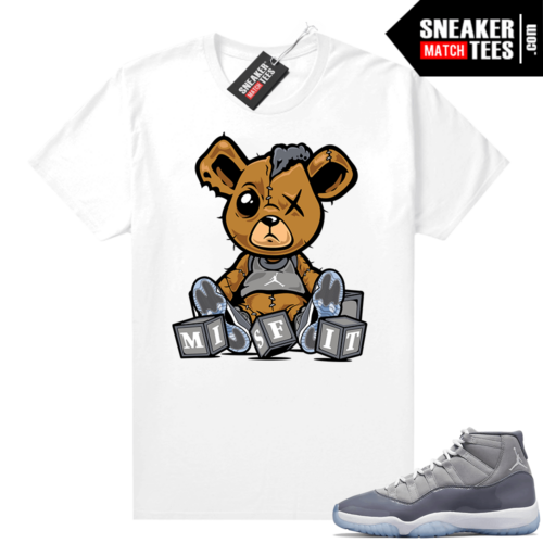 Cool Grey 11 Jordan Sneaker que Tees White Misfit Teddy