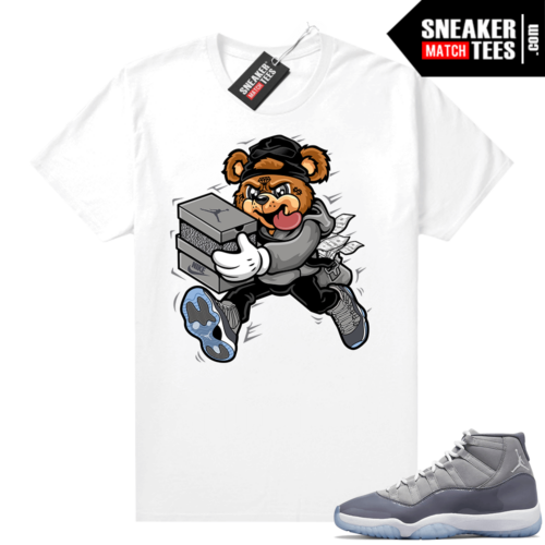 Cool Grey 11s shirt White Sneaker Heist