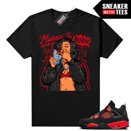 Red Thunder 4s Ariss-eu Sneakers Sale Online Black Money To Burn