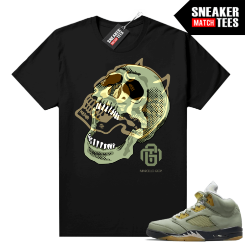 Jade Horizon 5s Urlfreeze Sneakers Sale Online Black Marcello Gior Laughing Skull