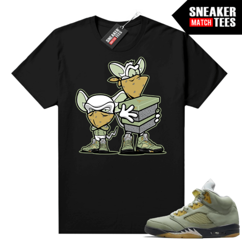 Jade Horizon 5s Sneaker Match Tees Black Sneaker Heist