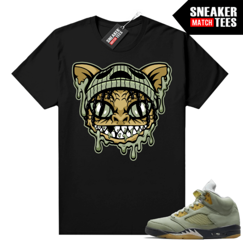 Jade Horizon 5s Sneaker Match Tees Black Super Gremlin