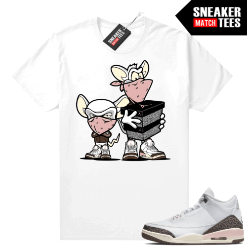 Jordan match sneaker tees Dark Mocha 3s