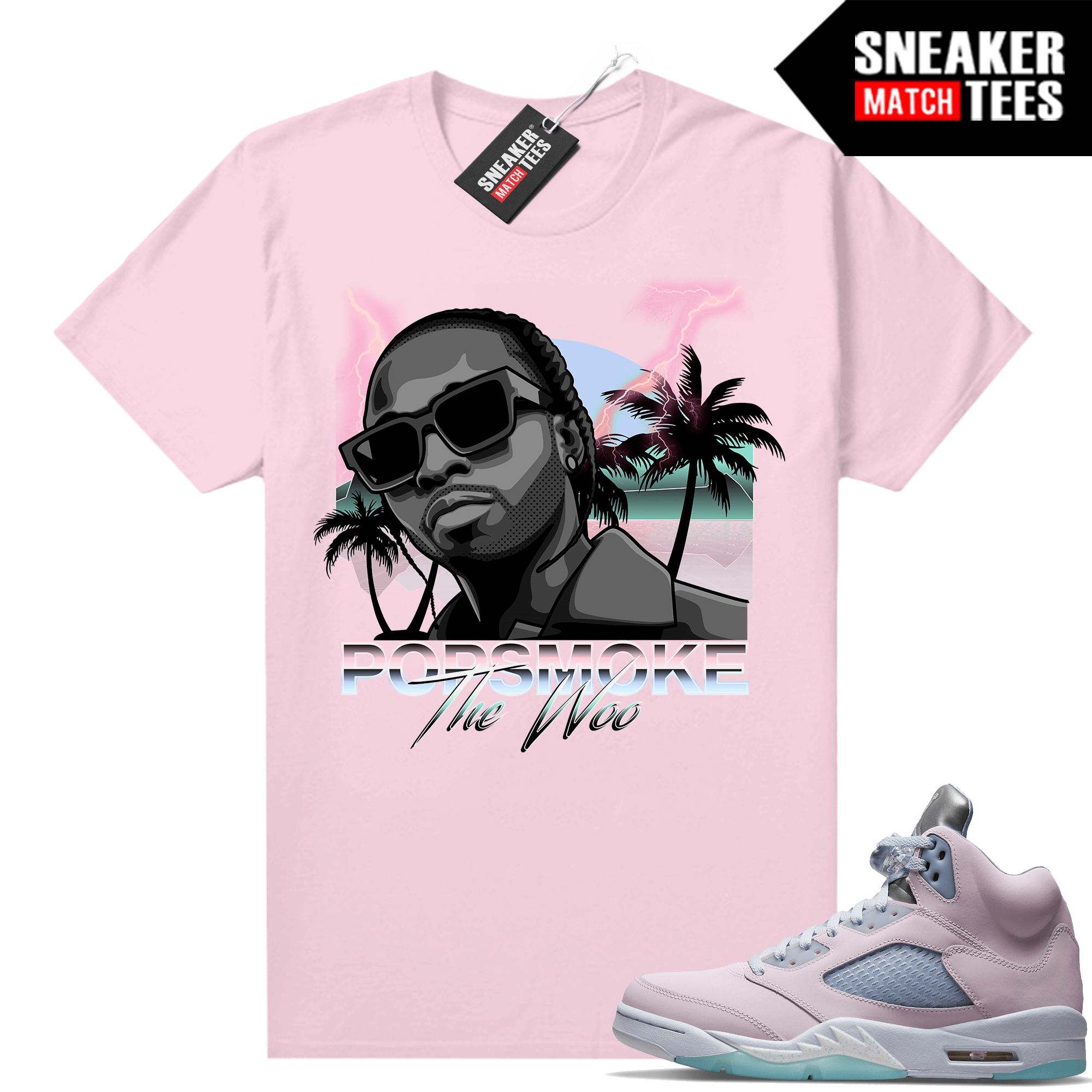 Ariss-eu Sneaker Match Jordan 5 Regal Pink tees