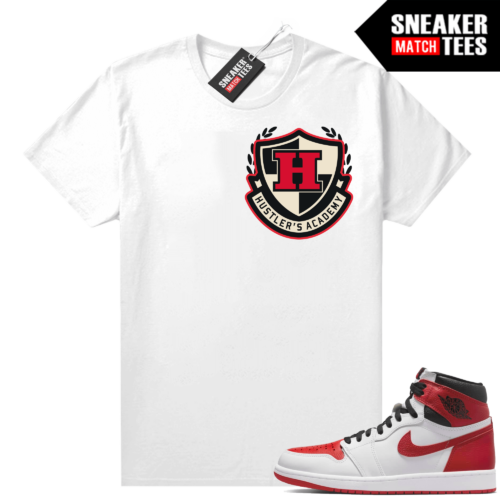 Heritage 1s Sneaker Match Tees White Collective Hustle Group Hustlers Acadamy