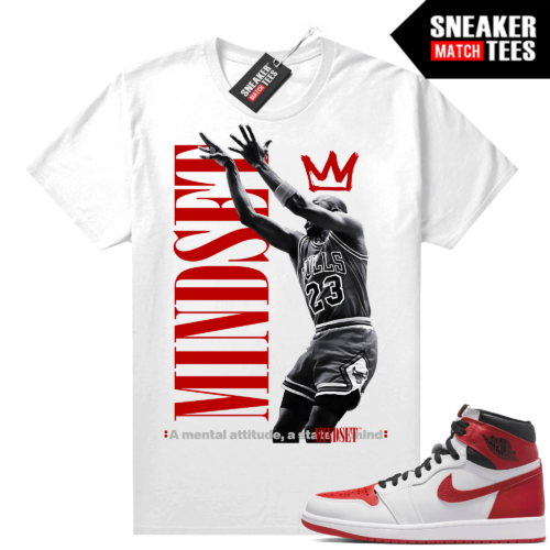 Heritage 1s Sneaker tank Match Tees White Mindset Jumper