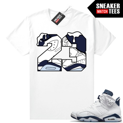 Midnight Navy 6s strappo tees